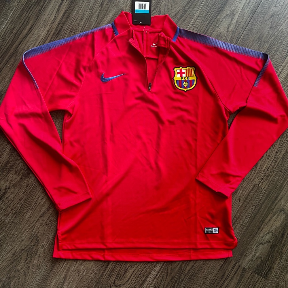 FC Barcelona Nike DriFit long sleeve NWT